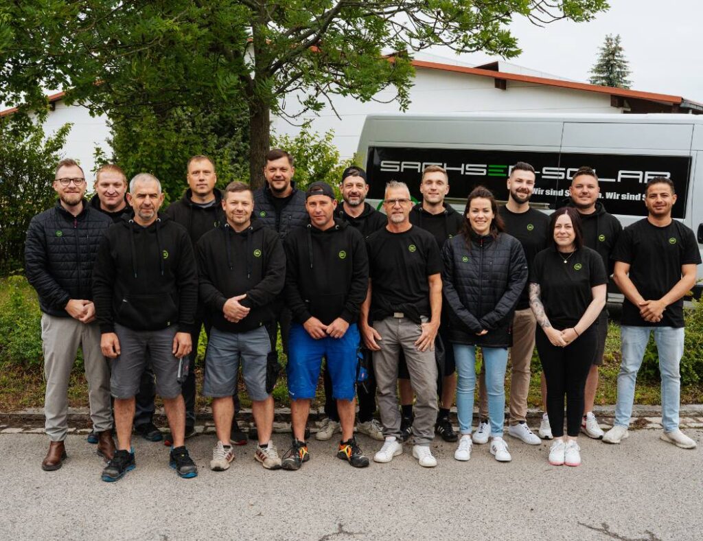 Sachsensolar GmbH Solarfirma Sachsen Teamfoto