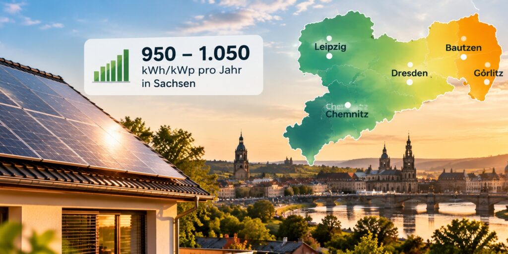 Solarertrag Sachsen 2026 – Photovoltaik Ertrag und Regionen