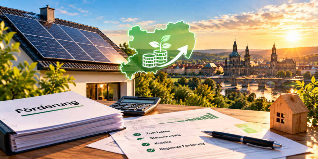 Solarförderung Sachsen 2026 – Zuschüsse Förderkredite Steuervorteile